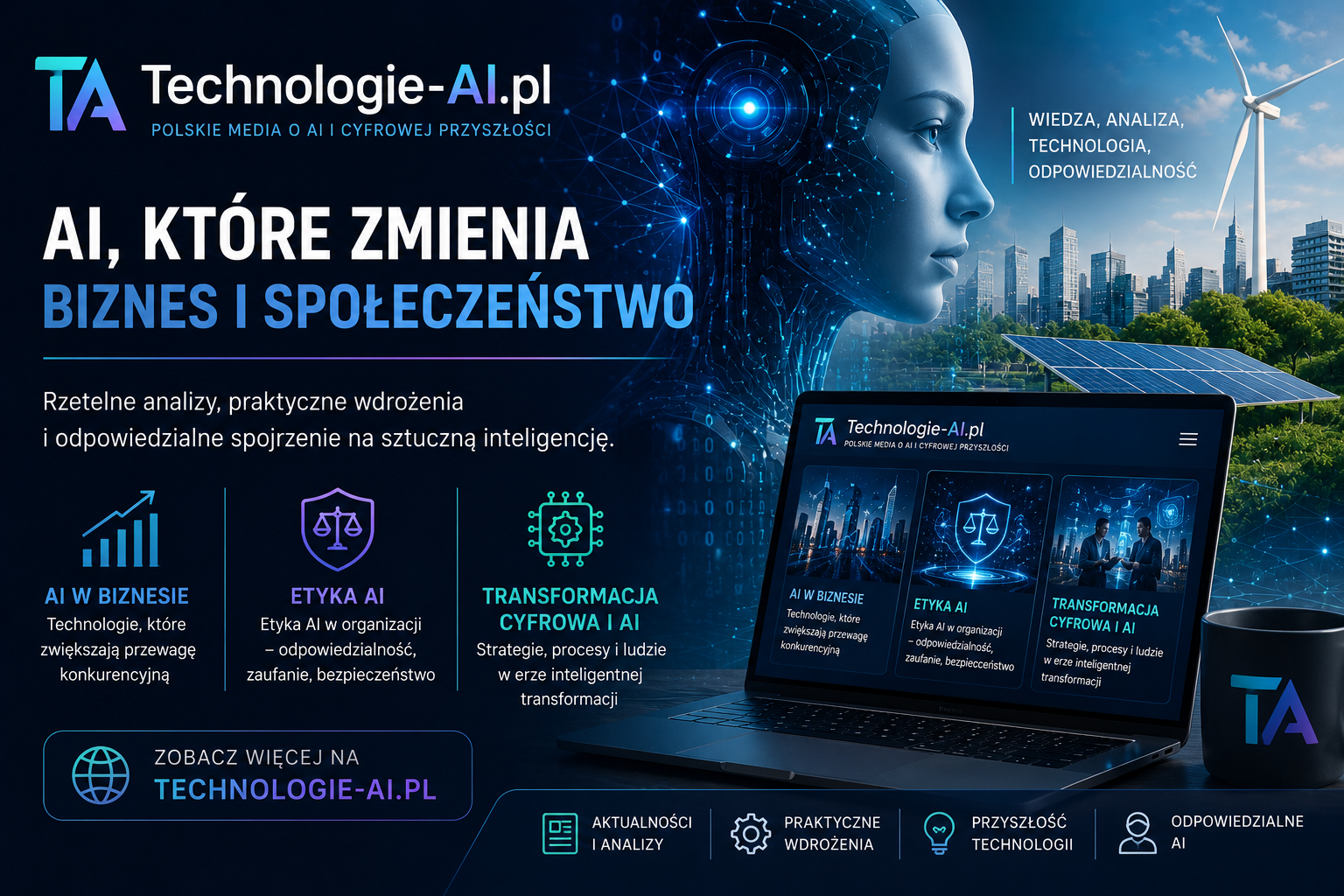 Technologie-AI.pl – AI w biznesie, etyka AI w organizacji oraz transformacja cyfrowa i AI